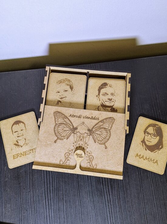 Galda spēle — Atrodi vienādo - personalizēts
