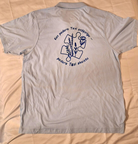 Polo krekls ar apdruku — skaistums MXL