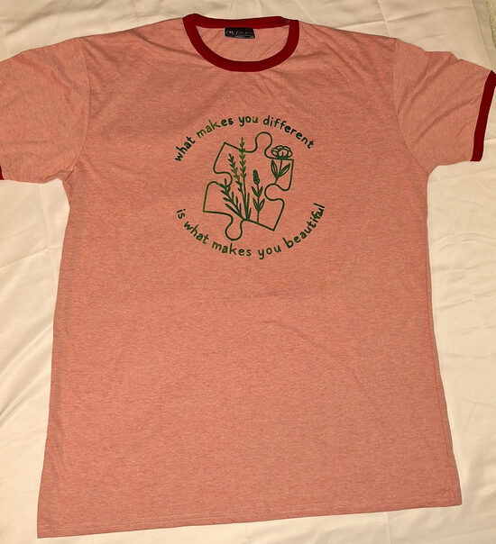 T-krekls ar apdruku — beautiful MXXL