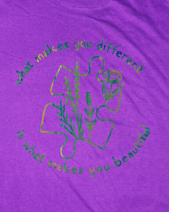 T-krekls ar apdruku — beautiful W2XL