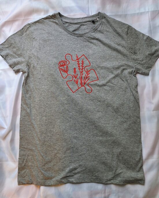 T-krekls ar apdruku — puzle MS