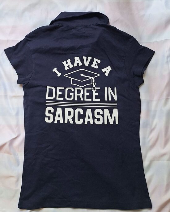 Polo krekls ar apdruku — grāds WXL