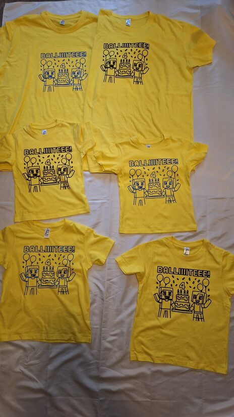 Personalizēti T-krekli kolektīviem